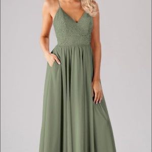 Kennedy Blue Cameron Bridesmaid Dress in Sage